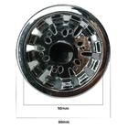 Sifão Sanfonado Universal 61cm Preto + Válvula Americana | As